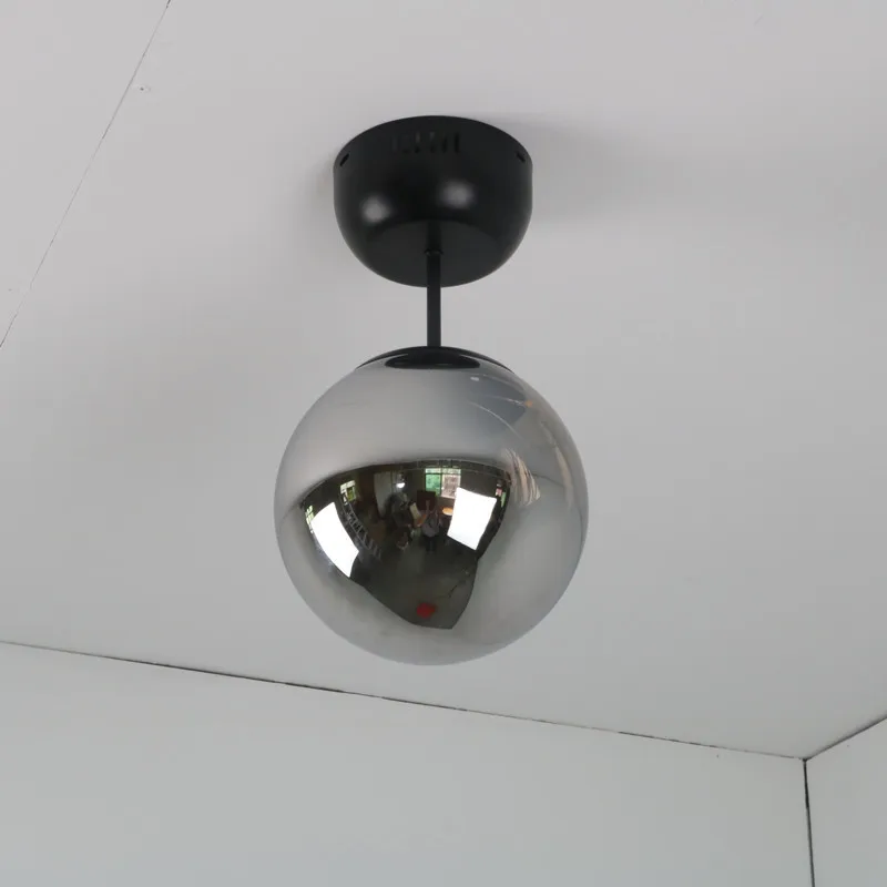 Современная декоративная светодиодная гирлянда 20 см со стеклянными шариками и