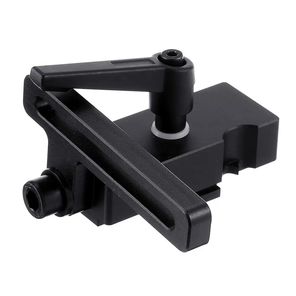 

45 Type Aluminum Alloy T Slot Miter Track Stop with Pointer for T-slot T-Track Woodworking Tool