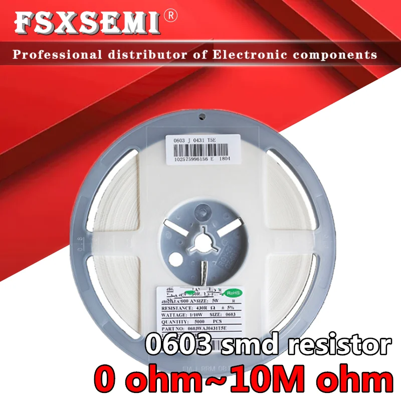 

100 шт. 0603 SMD 1/10 Вт чиповый резистор 0R ~ 10M Ом 0 10R 100R 220R 330R 470R 1K 4,7 K 10K 47K 100K 0 10 100 330 470 Ом