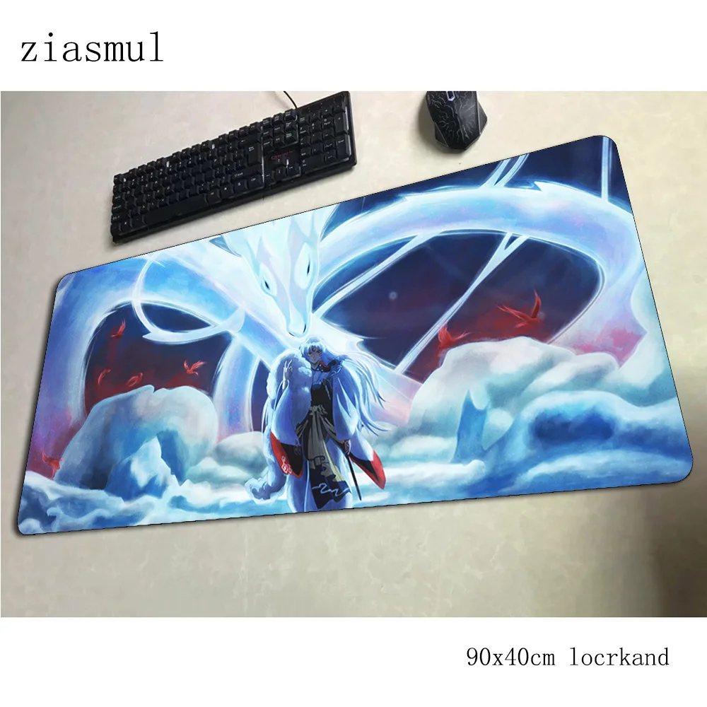 inuyasha padmouse 900x400x3mm gaming mousepad game cool new mouse pad gamer computer desk HD pattern mat notbook mousemat pc | Компьютеры
