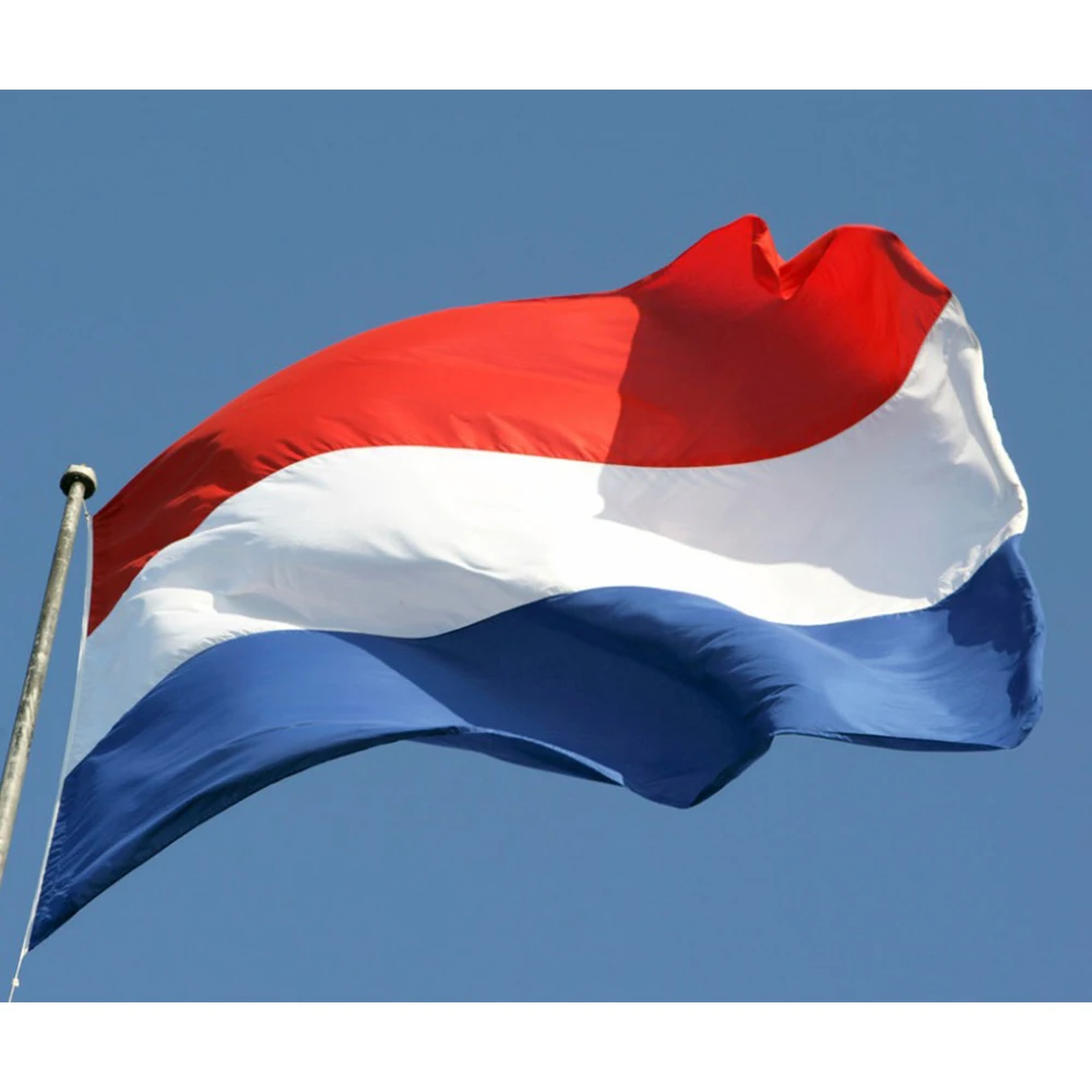 Nederland флаг 3x5 футов 90x150 см Большой полиэстер Голландский национальный баннер 100%