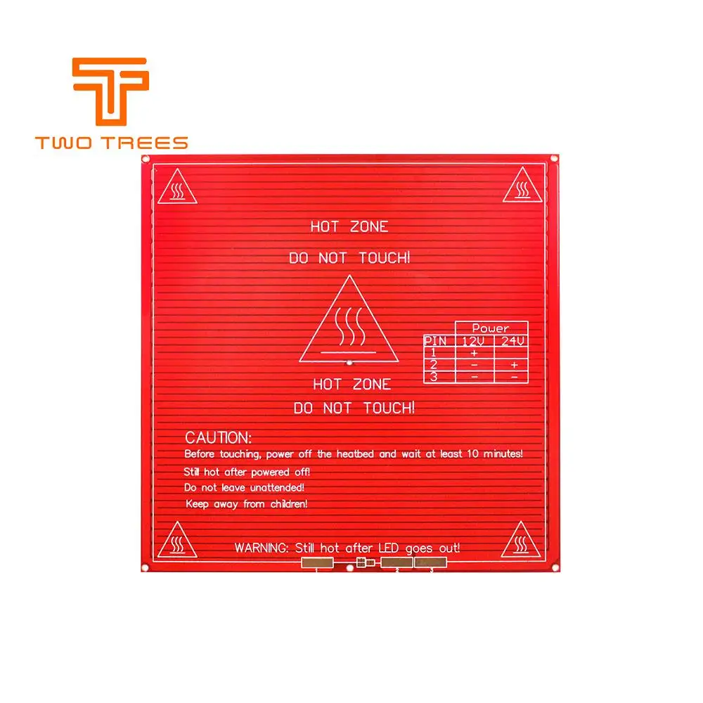 Красный Reprap MK2B радиатор 214*214*1,6 мм MK2B с подогревом плата PCB СИД термистора для 3D-принтеры как MK2A очаг для 3D-принтеры Запчасти Мендель - Цвет: Красный