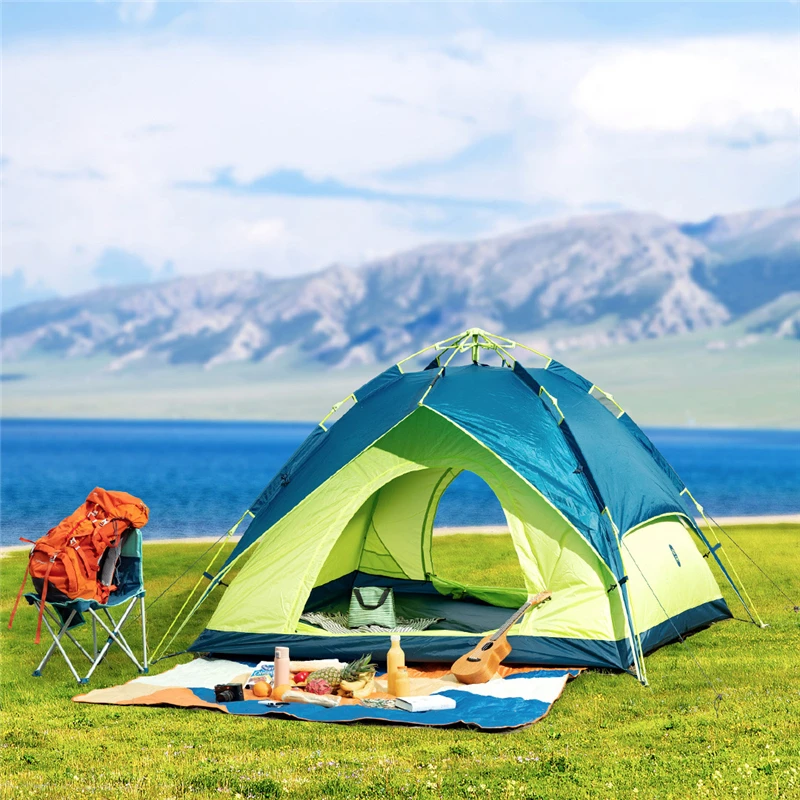 Zenph открытый 3-4 человек скорость палатки автоматические водонепроницаемые