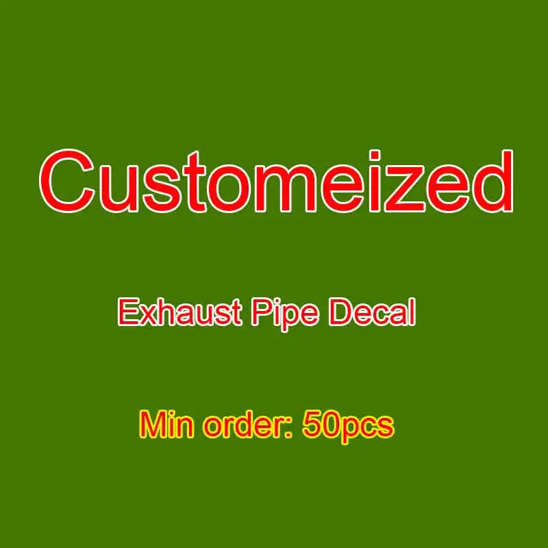 

Customized Exhaust Pipe Sticker Min Order: 50pcs