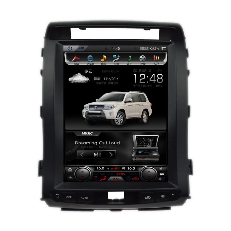 Автомобильная Мультимедийная система PX6 Android 9 0 для TOYOTA LAND CRUISER LC200 2008-2015