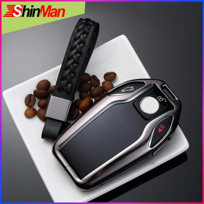Модный чехол для ключей ShinMan из алюминиевого сплава автомобильного ключа BMW 7