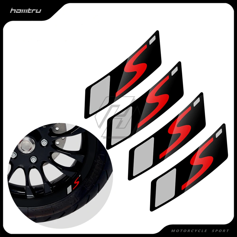 Мотоциклетная колесная наклейка светоотражающий стикер чехол для Vespa 12 &quotGTS
