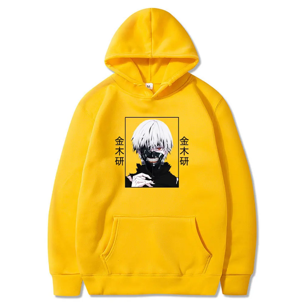 Токийский Гуль Кен канеки японское аниме Зимние флисовые толстовки с принтом