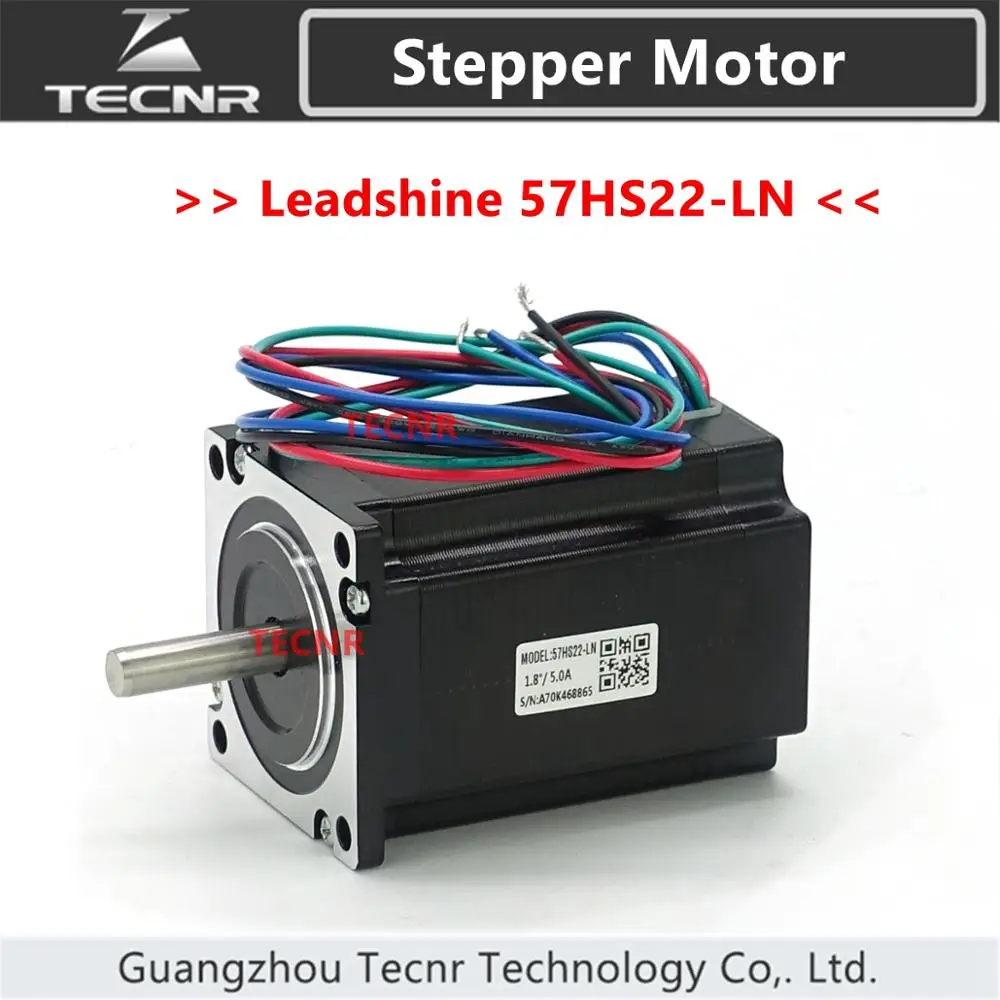 Leadshine двухфазный шаговый двигатель 57HS22 LN NEMA23 с крутящим моментом 2 нм длина вала 5A
