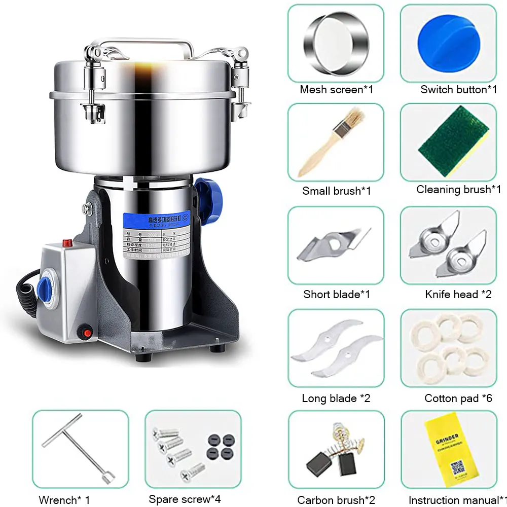 Зерновая мельница для кофе 1000 г/2000 г|Кофемолки| |