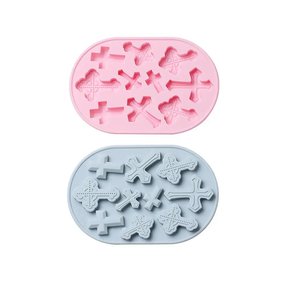 

Silicone Cross Mold DIY Baking Tray Chocolate Cake Candy Fondant Baking Mould Soap Mould Pastry Ice Cube Party Jelly Moulds