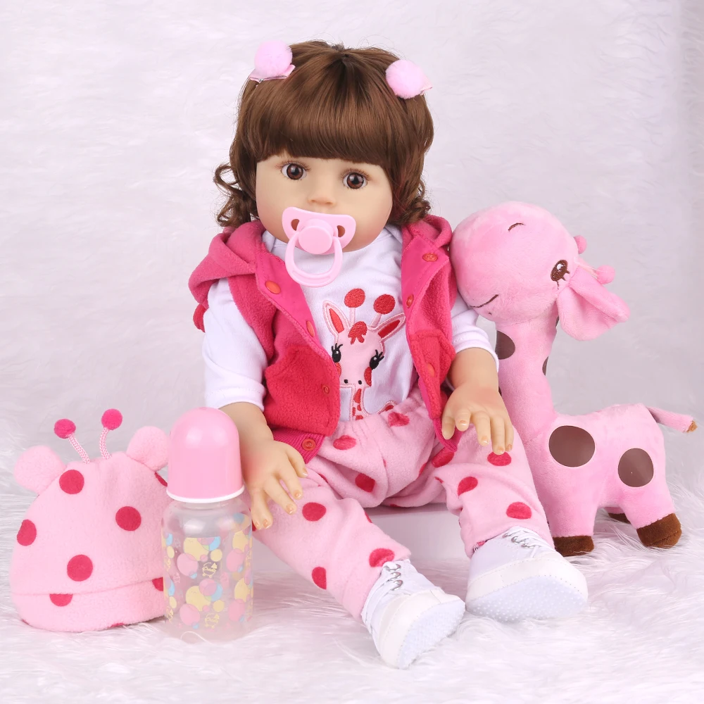 18 inc. Reborn Baby Dolls куклы для всего тела Vinly Girl милые мягкие реалистичные ручной работы