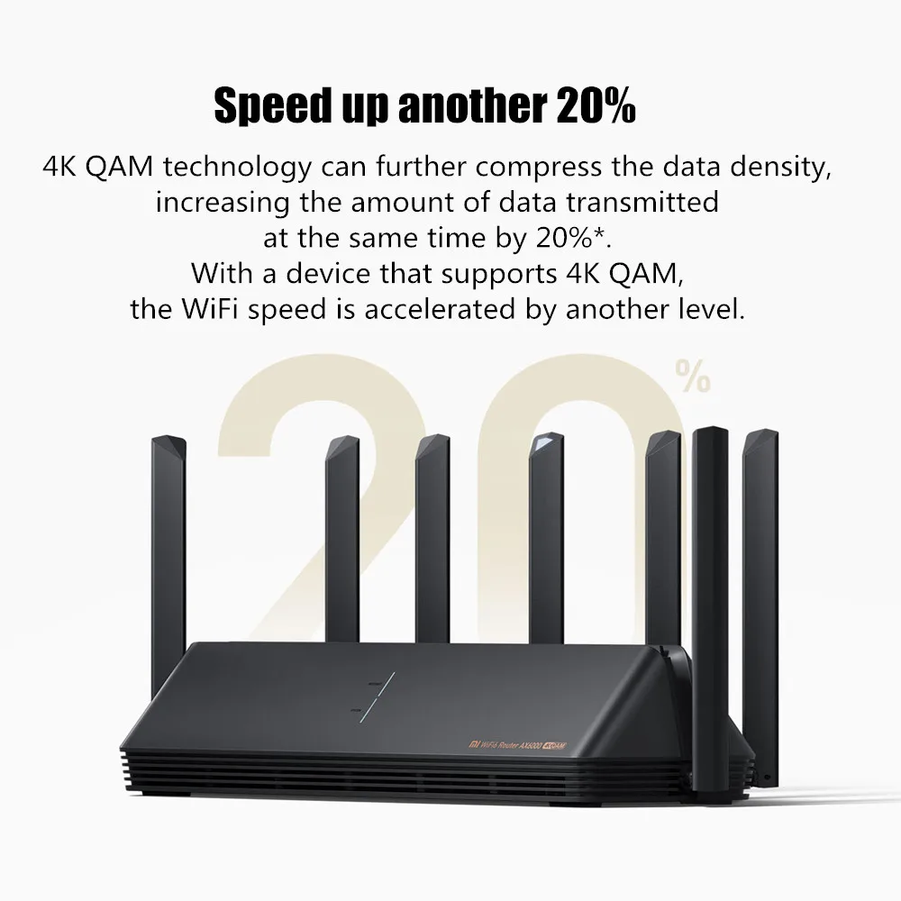 Xiaomi AX6000 AIoT Wi Fi маршрутизатор 6 5G 2.5G Wifi6 безопасности VPN 6000Mbs Gigabit Скорость