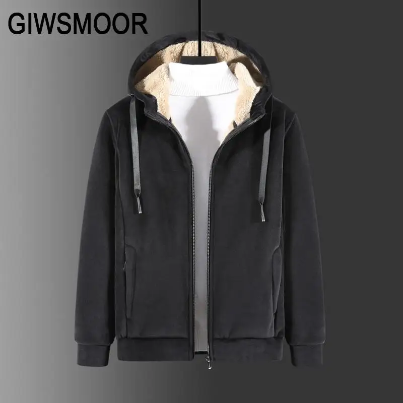 

Parka Men Coats 2021 Zipper Winter Jacket Male Thicken Hooded Windproof Outwear Warm Coat Mens Clothing Casual Overcoat