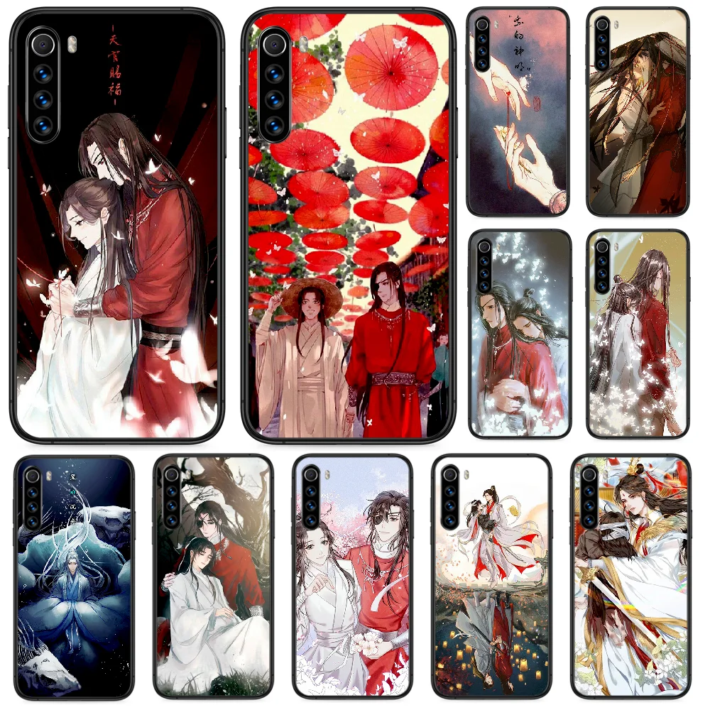

Anime Tian Guan Ci Fu Art Phone case For Xiaomi Redmi Note 7 8 8T 9 9S 4X 7 7A 9A K30 Pro Ultra black bumper trend cell cover