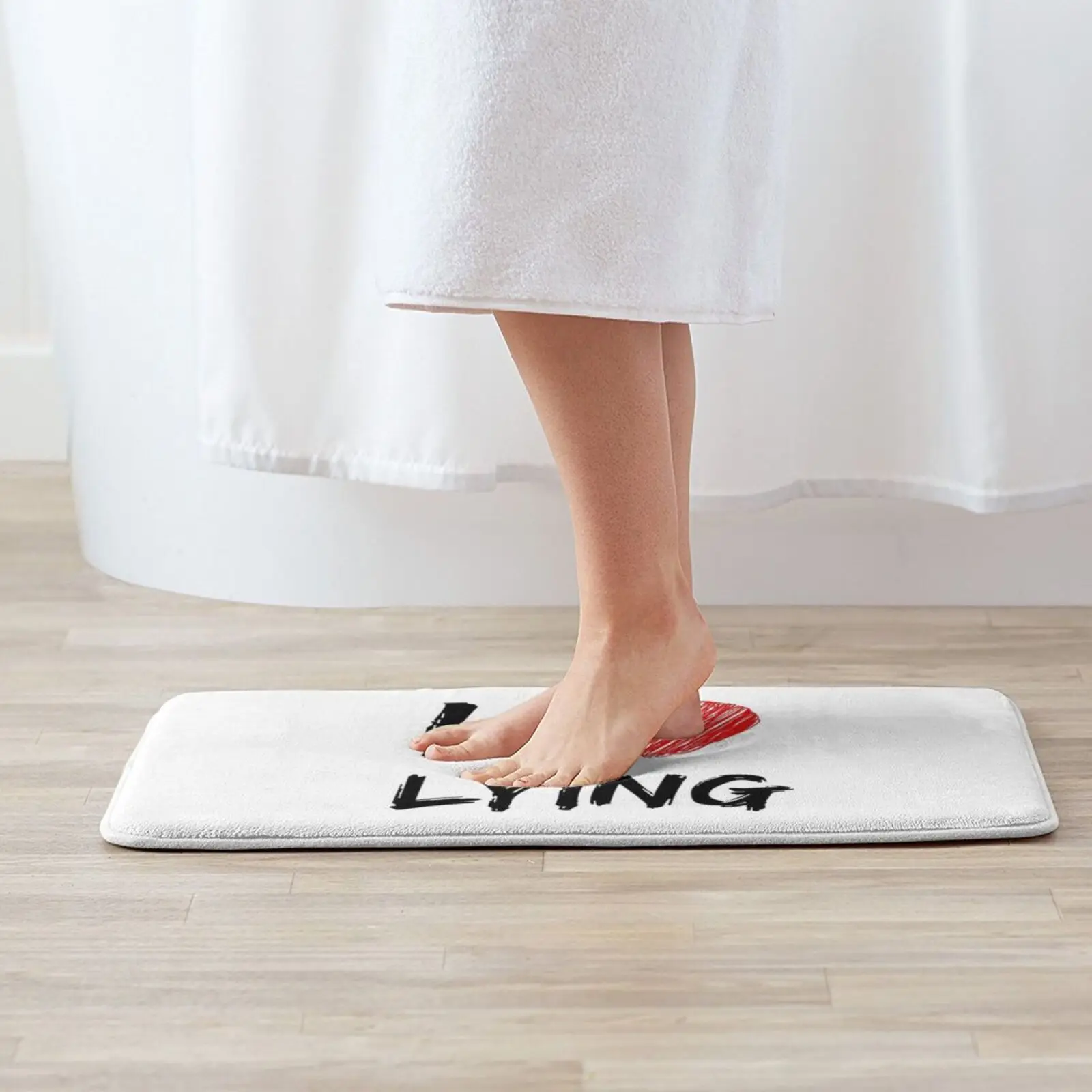 I Love лежащий коврик подушка Мягкий Нескользящий лежачий для влюбленных лжецов