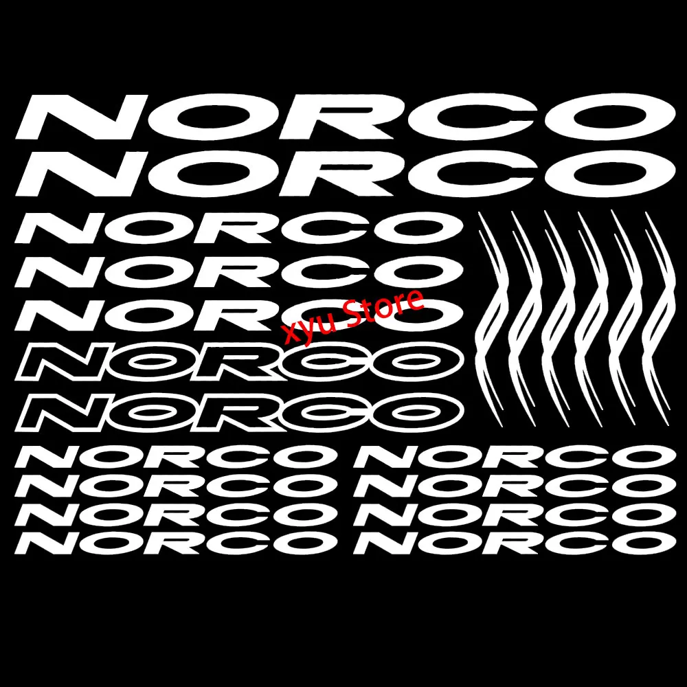 Виниловые наклейки для велосипеда Norco |