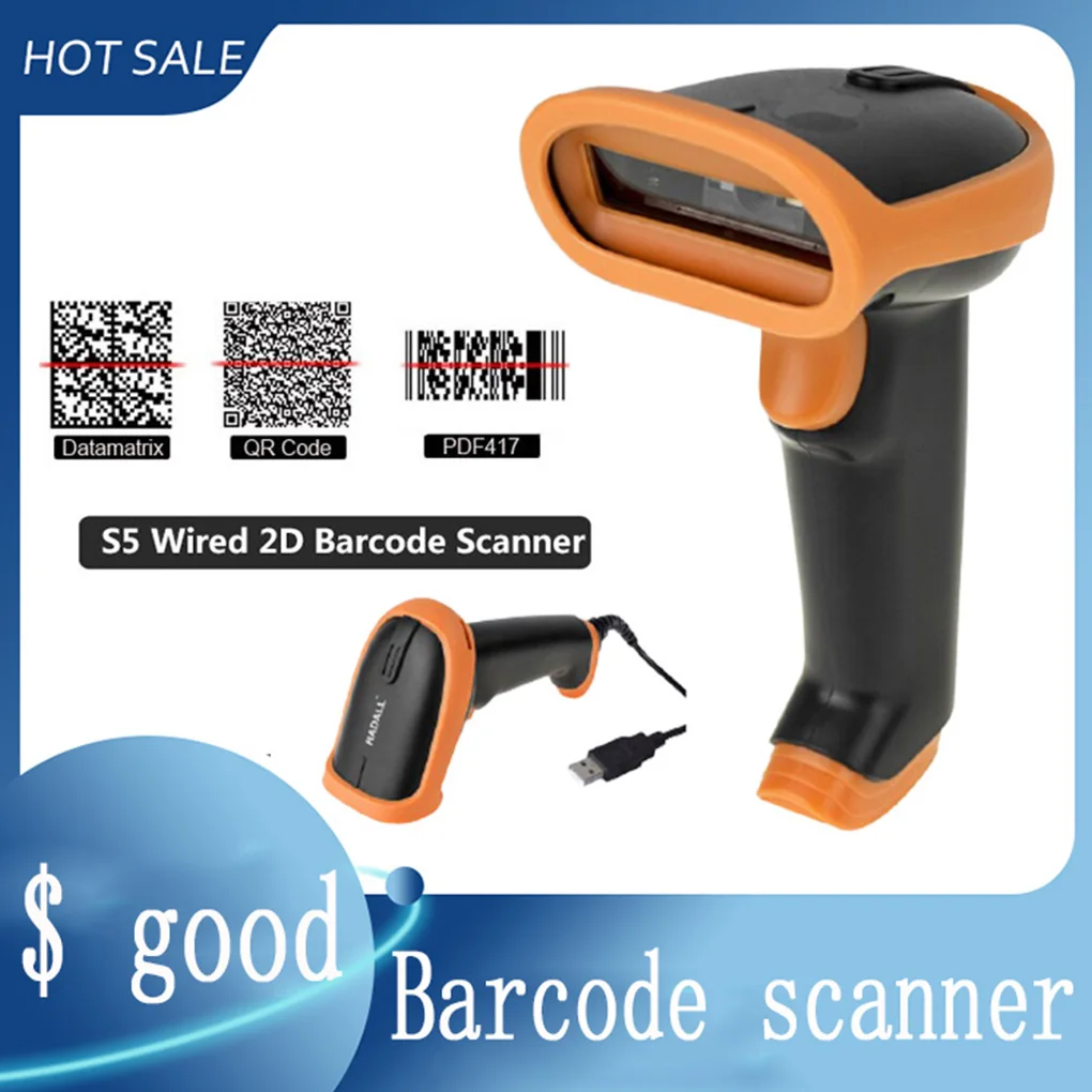 

Bluetooth-совместимый 1D/2D считыватель штрих-кодов и S8 QR PDF417 2,4G беспроводной/проводной портативный сканер штрих-кодов с поддержкой USB мобильный т...