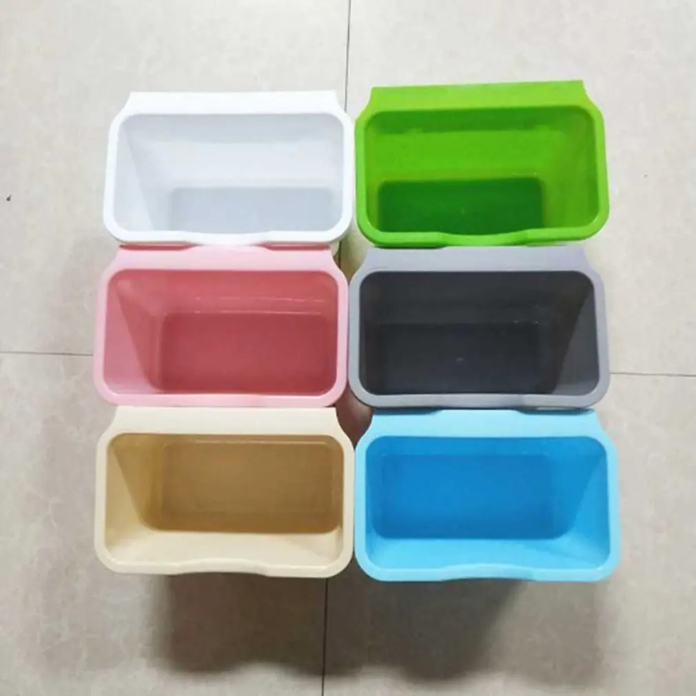 Креативная подвесная корзина для мусора на дверь кухонного шкафа пластиковая