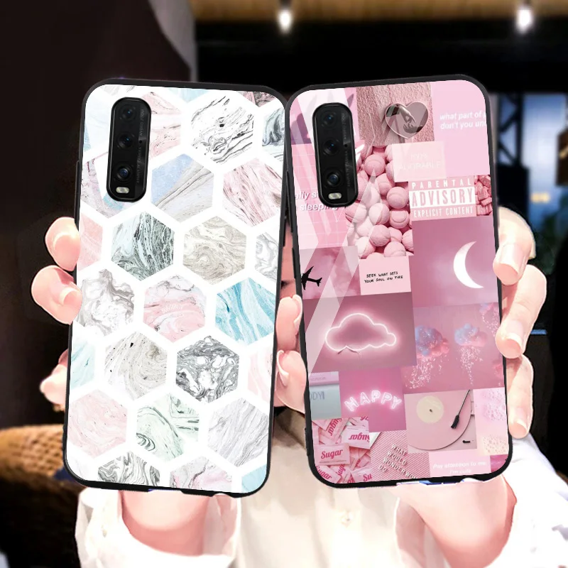 Чехол для телефона OPPO Find X2 чехол из закаленного стекла Oppo R17 F11 Pro R11S R11 Plus R15 Mirror K1 F9