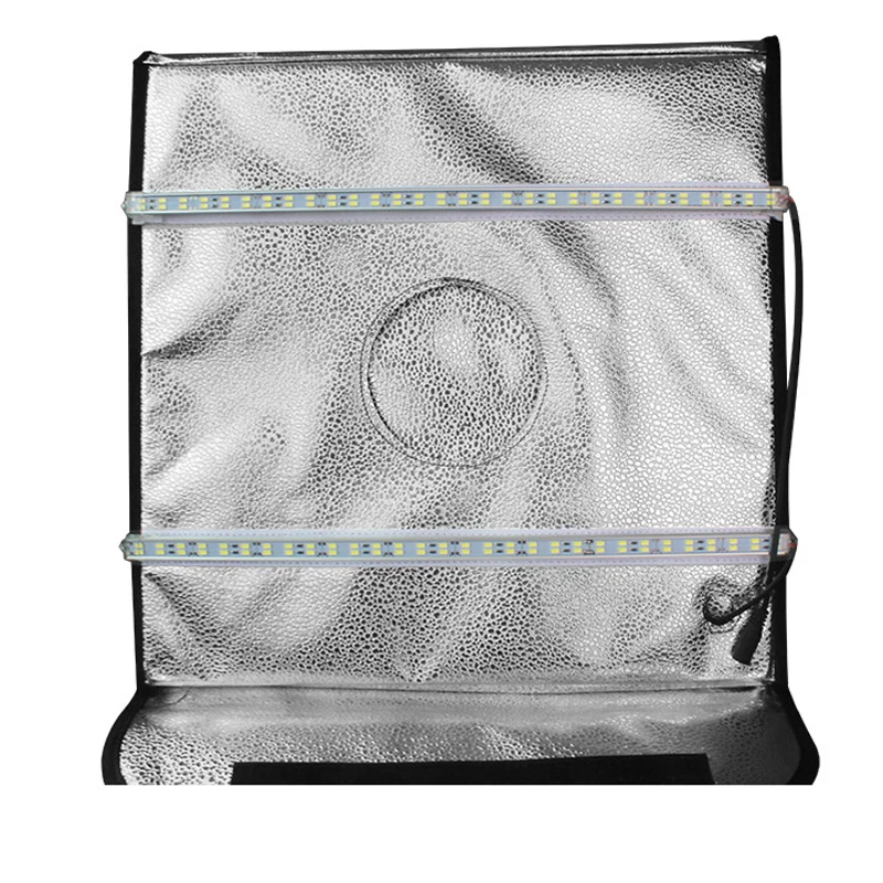 Светодиодный светильник 40*40*40 см портативный для фотостудии складной тент