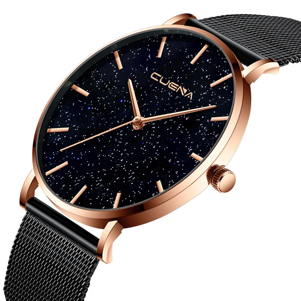 Женские часы модные reloj mujer мраморная нержавеющая сталь Ремешок кварцевые