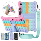 Силиконовый чехол с пузырьками Push It для Samsung Tab A7 Lite 8,7 дюйма 2021 дюйма, T225, T220