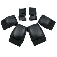 6pcsset send protective gear to praise skateboard skating pads knee elbow pads wrist guards outdoor sport safety protector