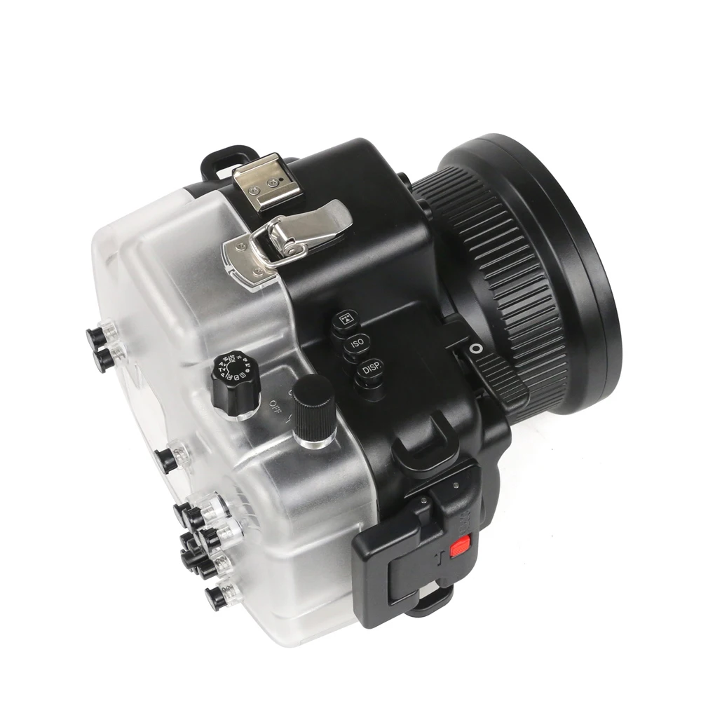 安い 防水キヤノン650d 700dのためeos 750D T6iキスX8iスキューバダイビングウォータースポーツ水泳漂流サーフィンカメラ保護ケースバッグ