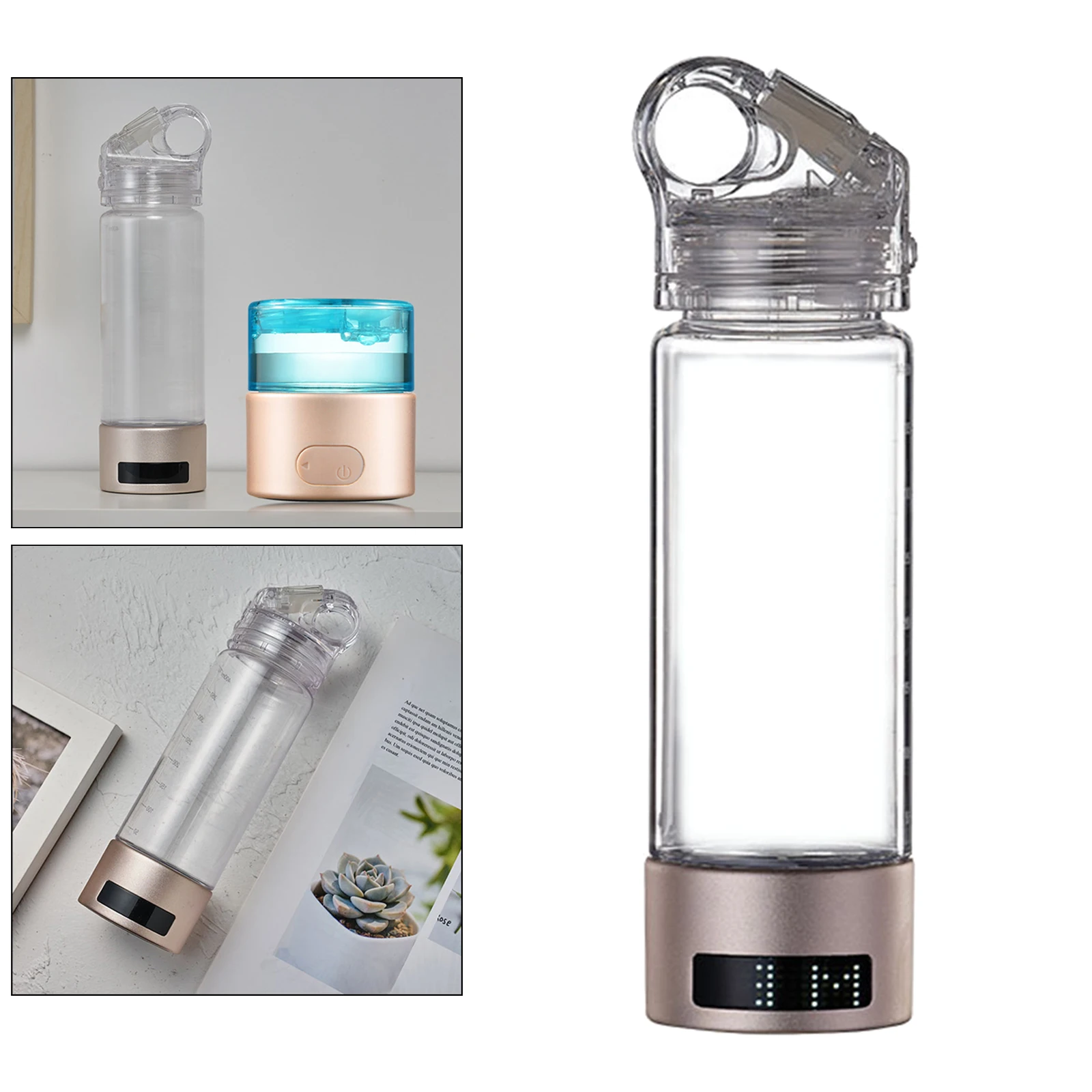 

Hydrogen Water Bottle Hydrogen Rich Water Generator Cup for Travel Use
