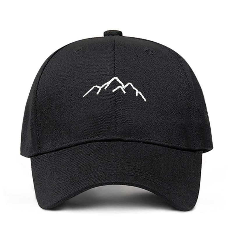 

Mountain Range Embroidery Baseball Cap Adjustable Snapback Women's Men's Baseball Caps Fashion Outdoor Summer Casual Sport Caps