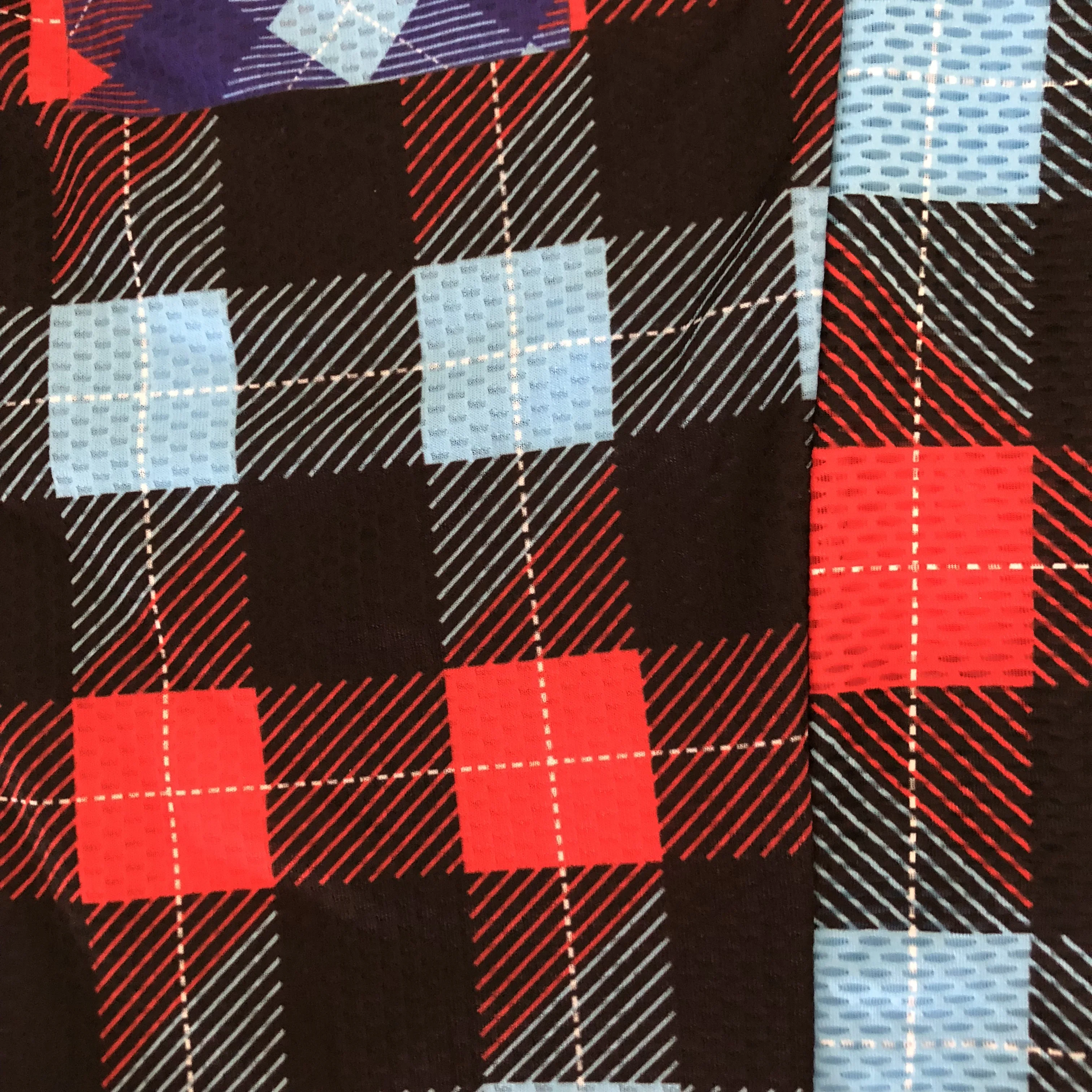 

cycling jersey Men's Cycling Jersey Black / Red Red+Blue Purple Plaid / Checkered Bike Jersey Mountain Bike MTB Road Bike