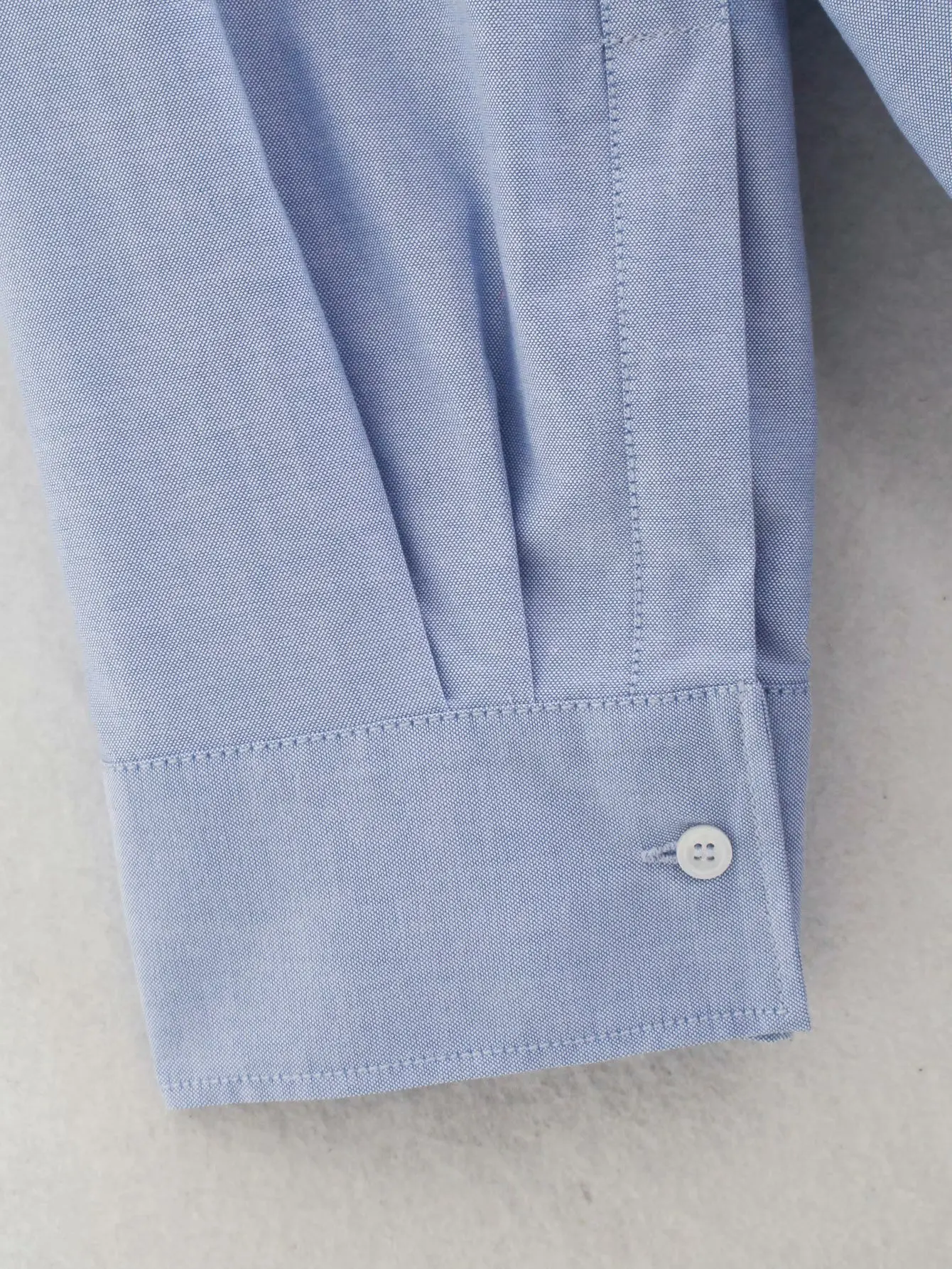 

Jumpsuits for Women Spring 2021 New Korean Fashion Button Lapels Casual Loose Blue Shirt Jumpsuit Long Sleeve Women Clothing