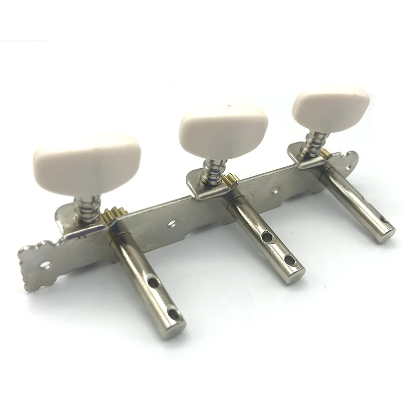 A Set 3R3L Locking String Tuners Tuning Pegs Keys Machine Heads for Folk Acoustic Guitar Chrome Music Instrument | Спорт и