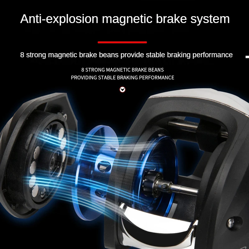 Полностью металлическое Капельное колесо рыболовное низкая цена магнитная