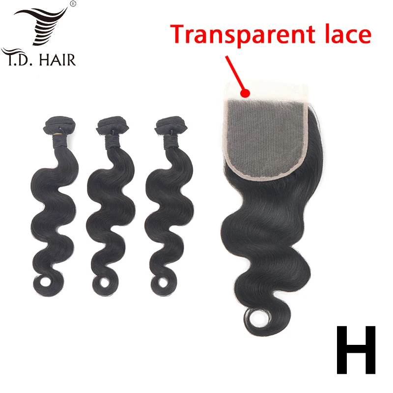 4*4 Прозрачная Кружевная застежка с 3 пряди|3/4 пучка на сетке| |