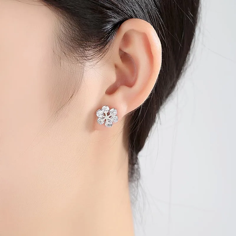 Женский вечерние колье и серёг серебристого цвета с фианитом|Ювелирные наборы| |