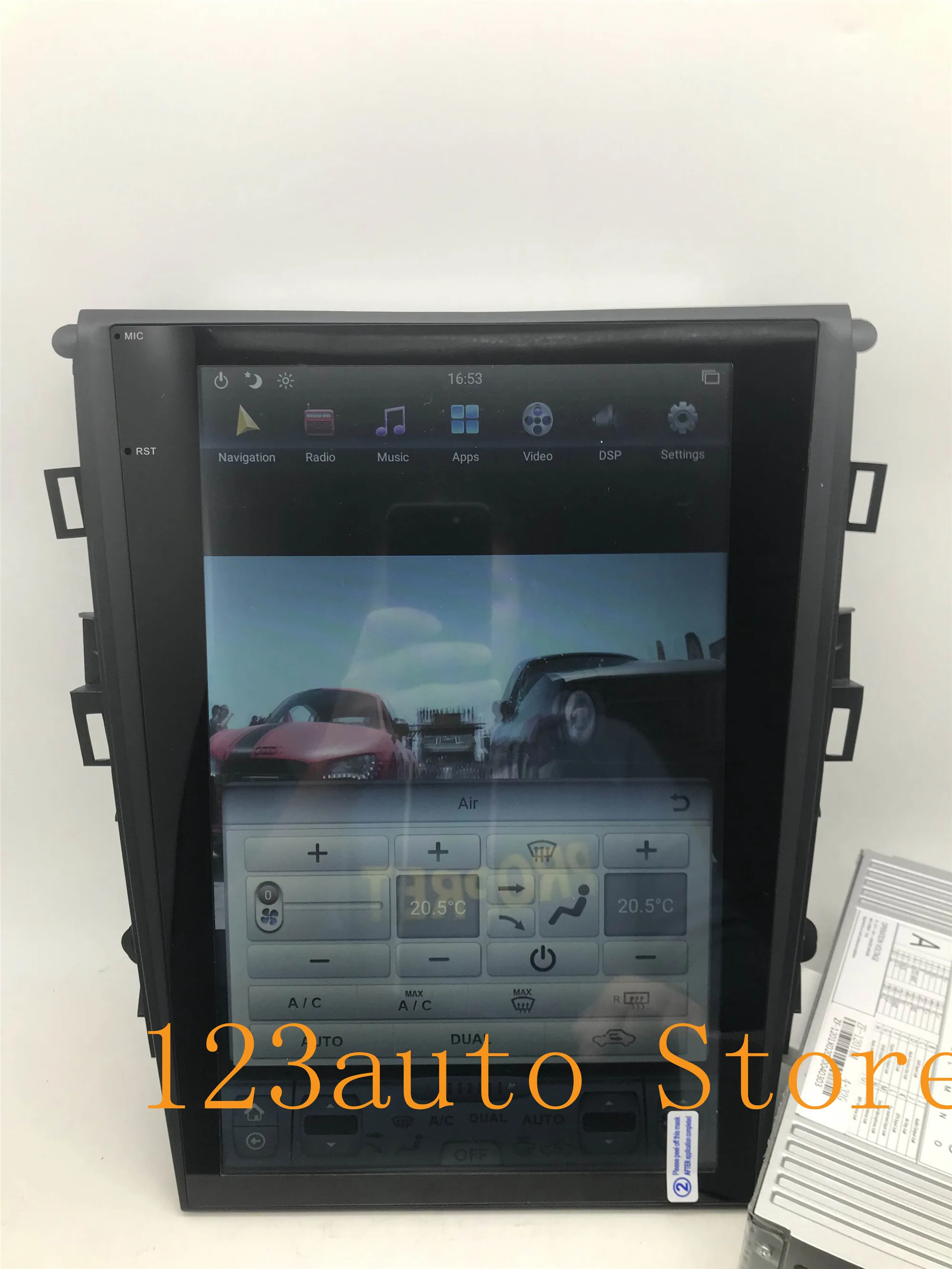 12 1 ''вертикальный экран Tesla стиль Android 9 0 автомобильный DVD GPS плеер NAVI для Ford Mondeo