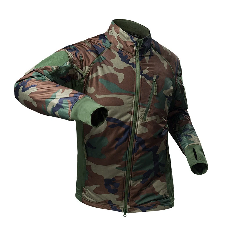 

Men's Waterproof Military Tactical Jacket Men Warm Windbreaker Bomber Jacket Camouflage Hooded Coat US Army
