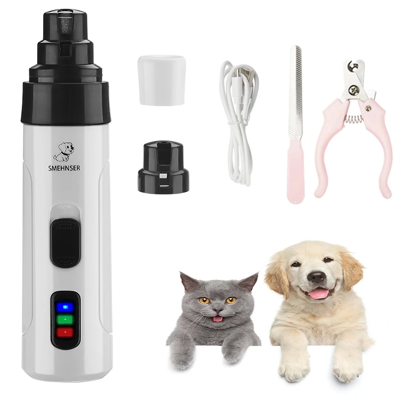 Перезаряжаемая машинка для маникюра домашних животных безболезненного удаления
