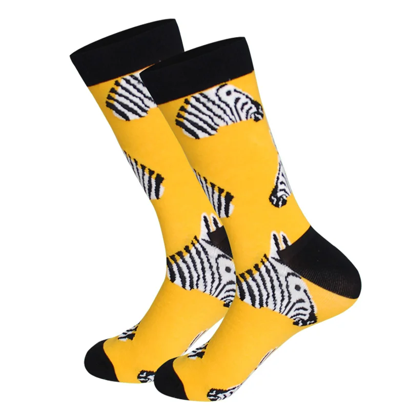 Носки мужские забавные чесаный хлопок повседневные короткие для хот догов