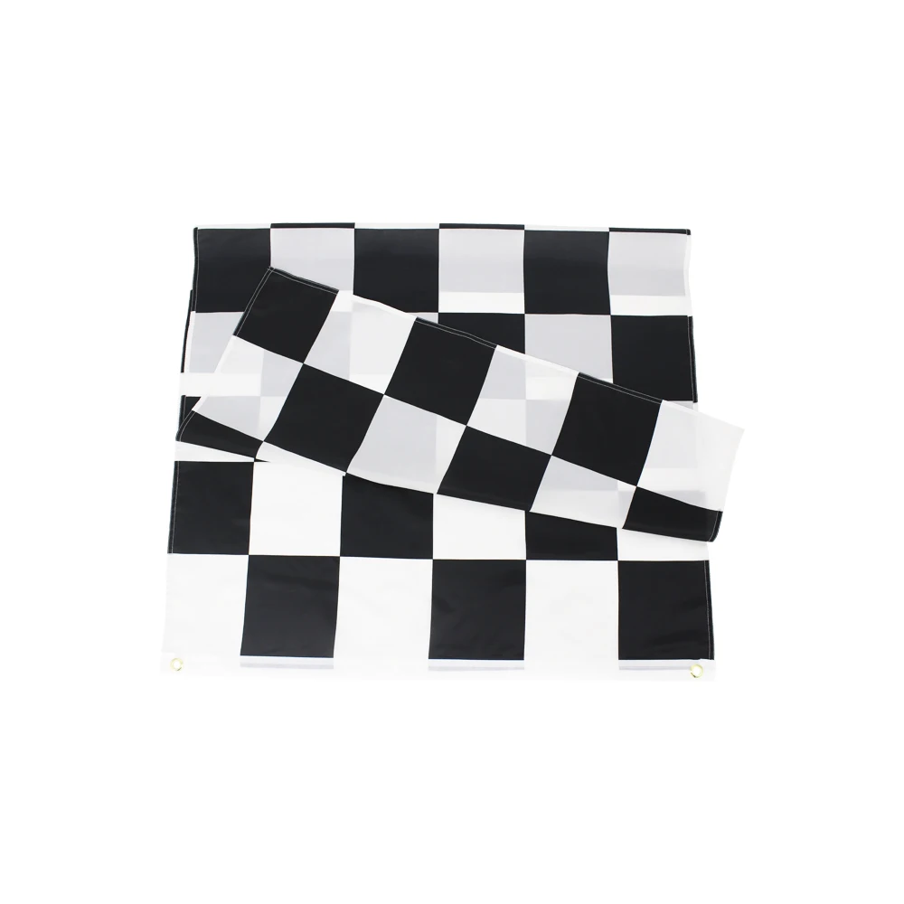 Xiangying 90x150cm black white square checkered Flag | Дом и сад
