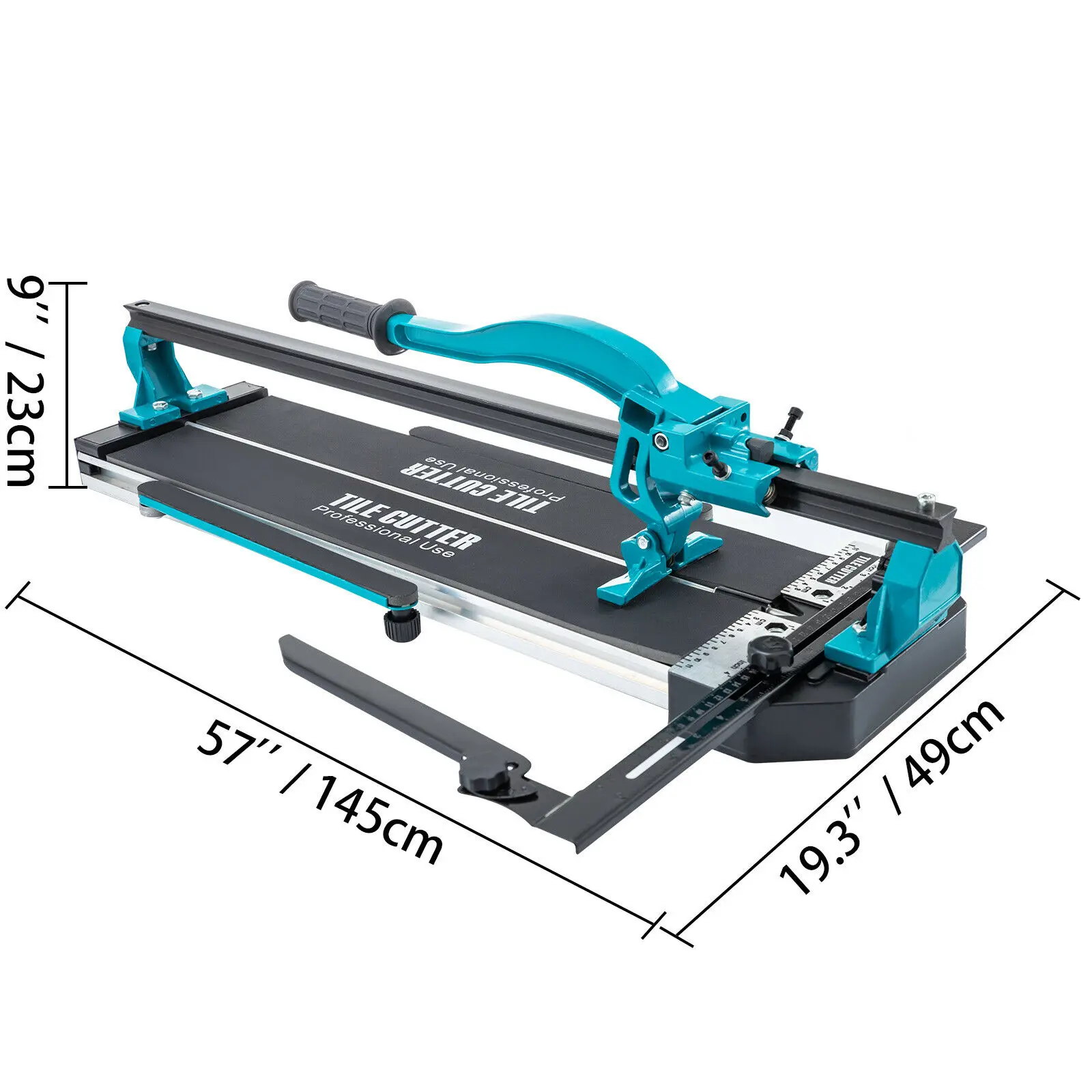 

VEVOR 47"(1200mm) Manual Tile Cutter Cutting Machine 3/5inch Cap W/ Laser Positioning Durable Single Rail Push Knife Aluminium