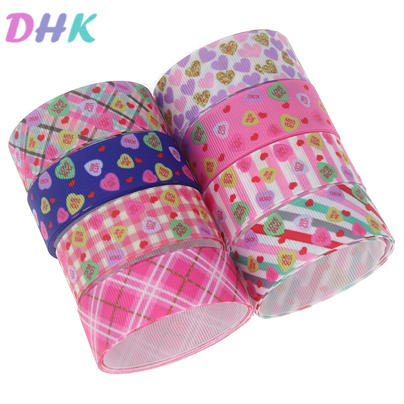 DHK 10 ярдов украшение для головных уборов с принтом в виде сердца | Дом и сад
