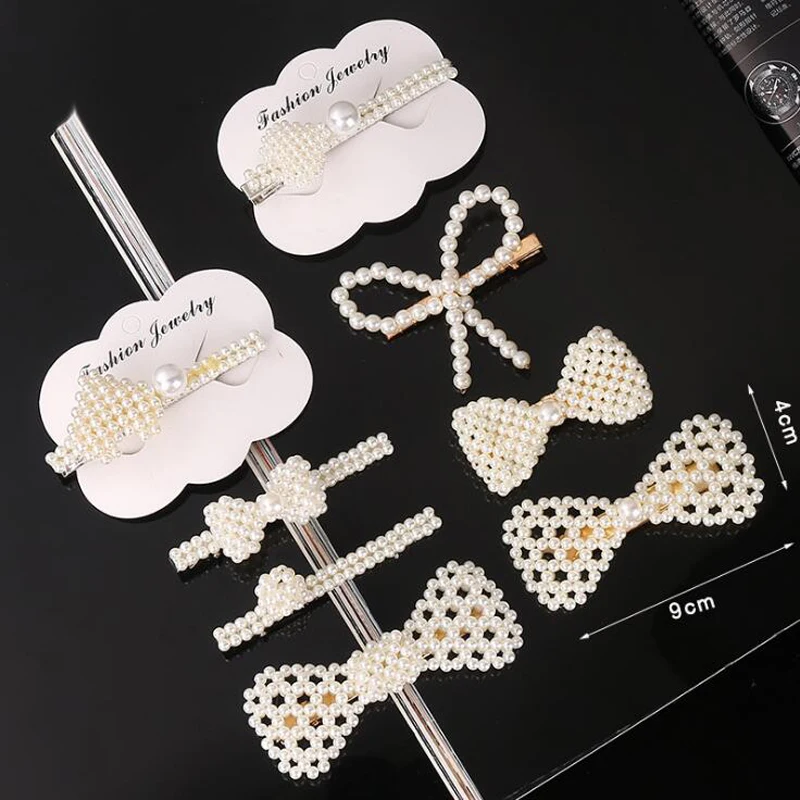 New 28 Styles Fashion Pearl Hair Clip Elegant Korean Design Hairpin Styling Accessories for Women Girls | Украшения и аксессуары
