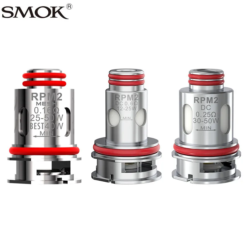 5 шт./упак. оригинальные SMOK RPM2 катушки для Nord X/Thallo/Nord 4/IPX 80/SCAR-P3/RPM 2/RPM 2 Kit |