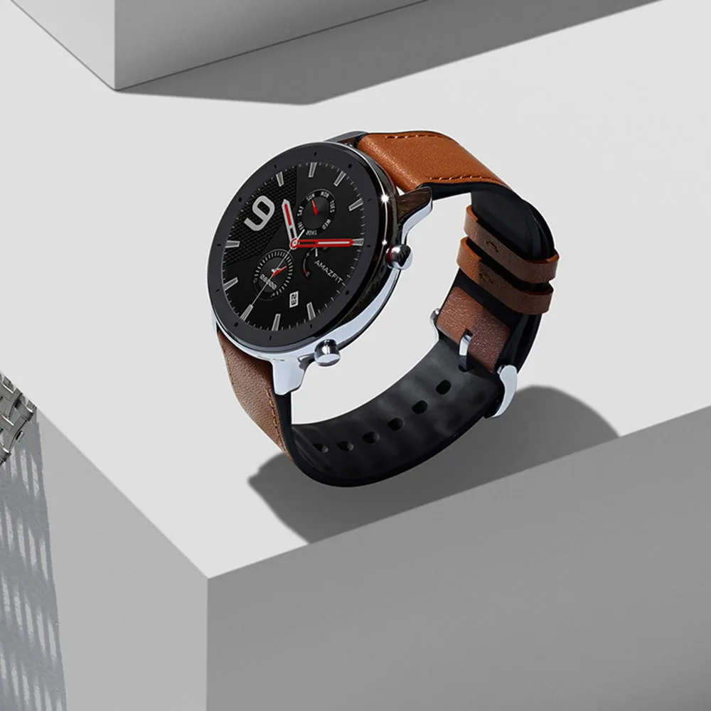 Глобальная версия Amazfit GTR 47 мм Смарт-часы Huami 5ATM водонепроницаемые Смарт-часы 24 дня батарея gps управление музыкой для Android IOS
