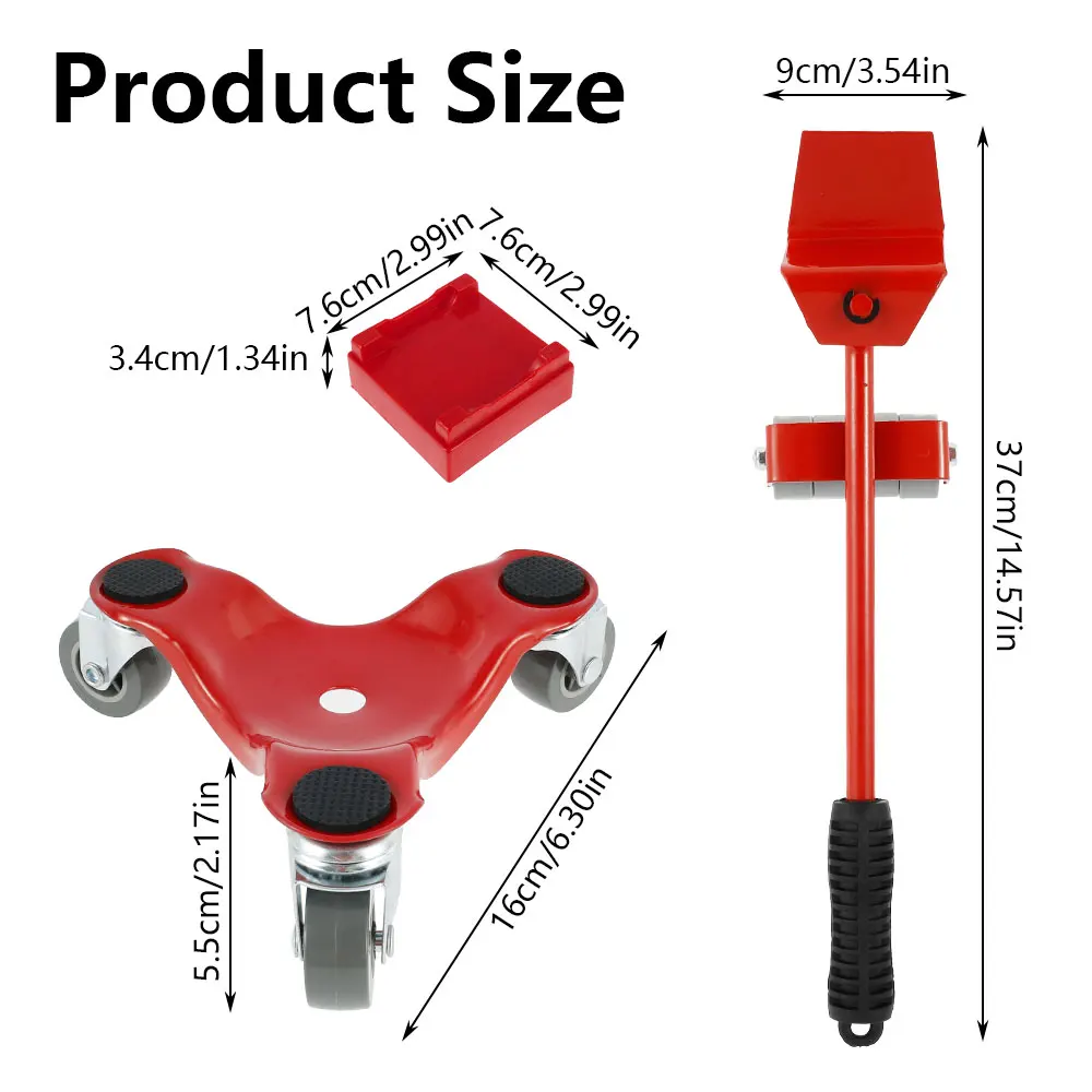 

heavy furniture moving tool transport lift shifter sofa fridge washing machine wheels slider roller moving device