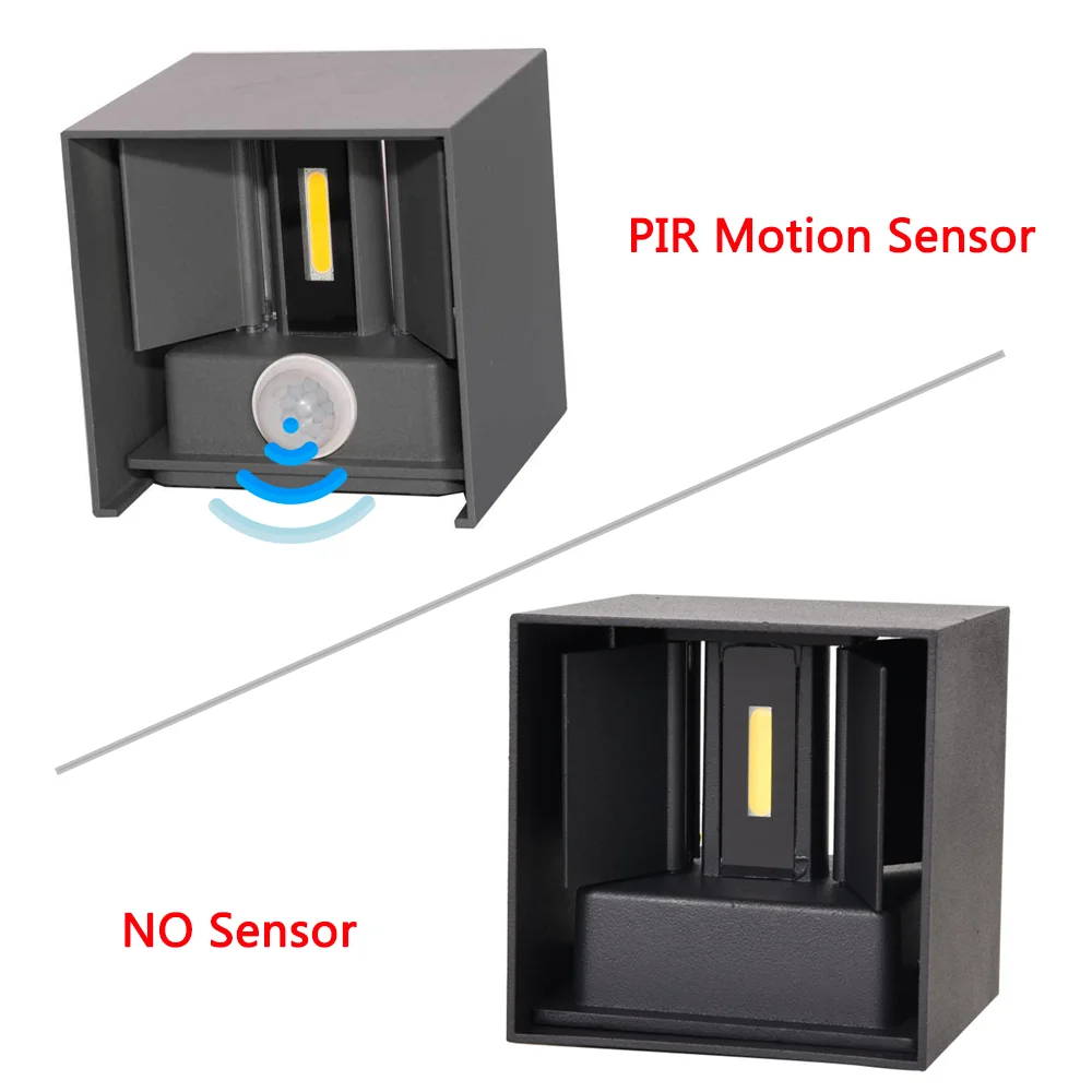 Открытый Настенный Светильник Затемнения Алюминиевый УДАР IP65 Водонепроницаемый