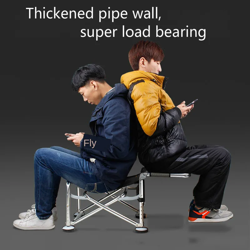 Складное портативное рыболовное кресло многофункциональный алюминиевый стул
